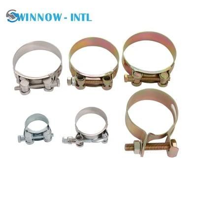Heavy Duty High Strength Stainless Steel Hose Clamps for Cars