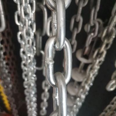 English Ordinary Mild Steel Link Chain 4mm Short Link Welded Chain