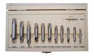 12 PCS HSS Center Drills Set