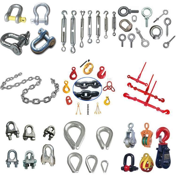 High Quality G341 Forged Pear Shape Link with Plastic Spraying