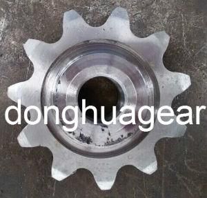 Zinc Plated Double Pitch Sprocket with Keyway and Screw Eav131