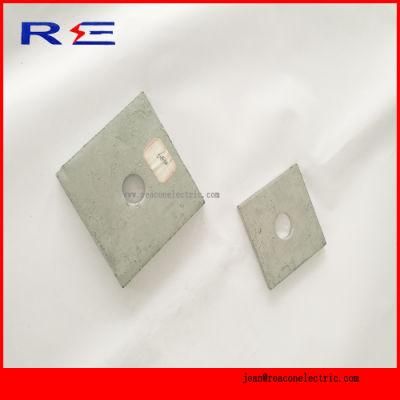 Galvanized Square Flat Washer for Pole Line Hardware