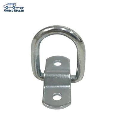 Zinc Plated Trailer Lashing Rings D-Ring-6mm Hole Diameter