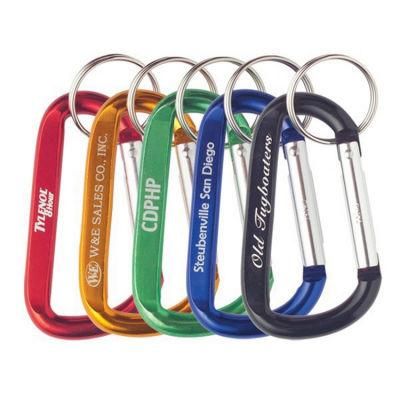 Screen Printed Nylon Guaranteed Quality Climbing Button Hook Lanyard for Promotion Gift Carabiner