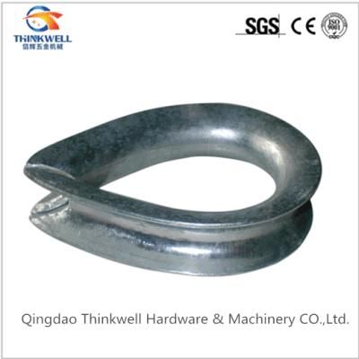 Stamping Carbon Steel Galvanized BS464 Wire Rope Thimble