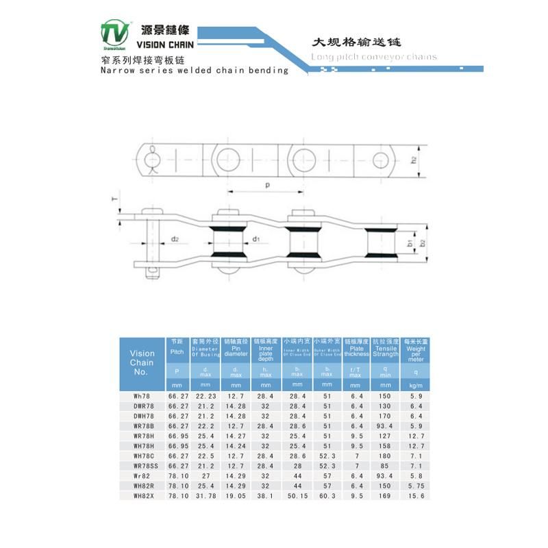 Narrow Series Welded Conveyor Chains