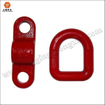 Lashing Ring High Quality 5/8&quot; 18000lbs Forged D-Ring Assemblies and Weld-on Clips