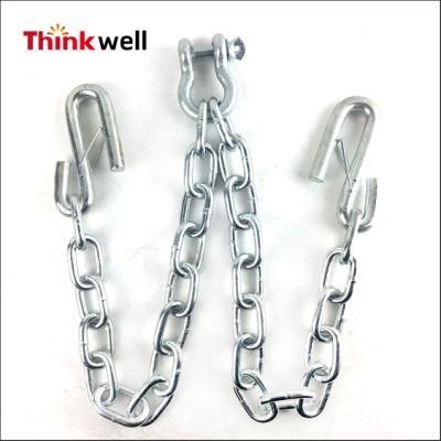 High Quality Link Chaintrailer safety Drag Chain Ends of S-Hook and Shackle