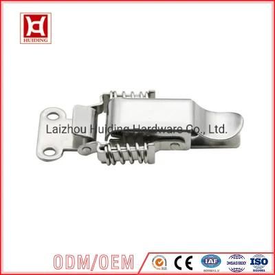 Adjustable Stamping Fastener Draw Toggle Clamp Lock, Stainless Steel Heavy Duty Metal Tool Box Double Spring Loaded Toggle Latch in Stock