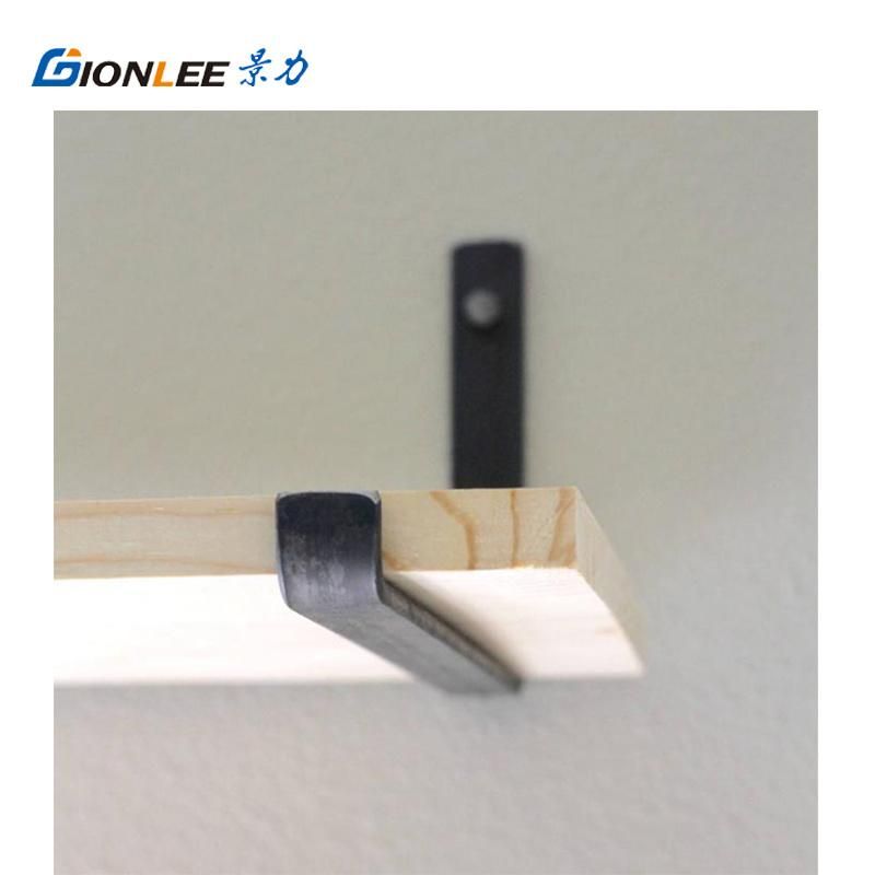 Black Metal Right Angle Wall Brace Shelf Brackets Supports