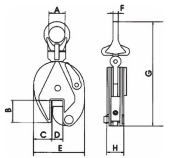 Plate Lifting Clamp with CE GS SGS Certificates