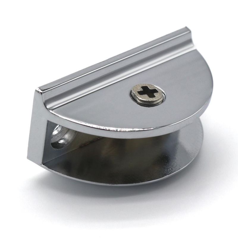 Wall Shelf Clip Zinc Alloy Glass Bracket Glass Shelf Clamp