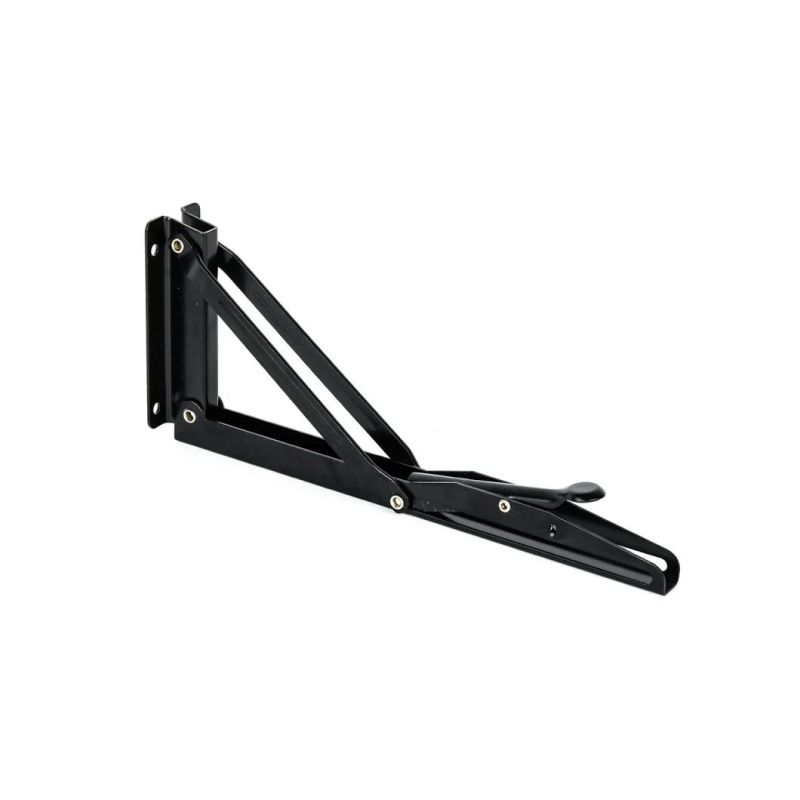 Amazon Hot Sale Modern Design Wall Black/White Right Angle Metal Shelf Bracket