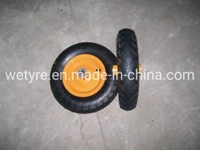 Durable Heat Resisting High Load Capacity Pneumatic Rubber Wheel (4.00-8)