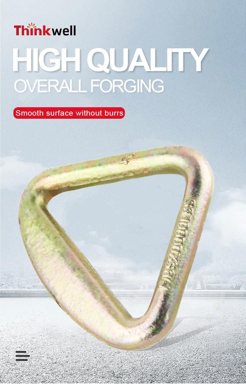 Triangular Drop Forged Lashing Ring with Bracket