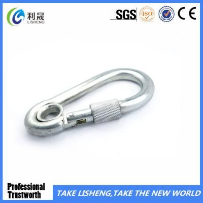 Screw and Eyelet Zinc Plated Snap Hook