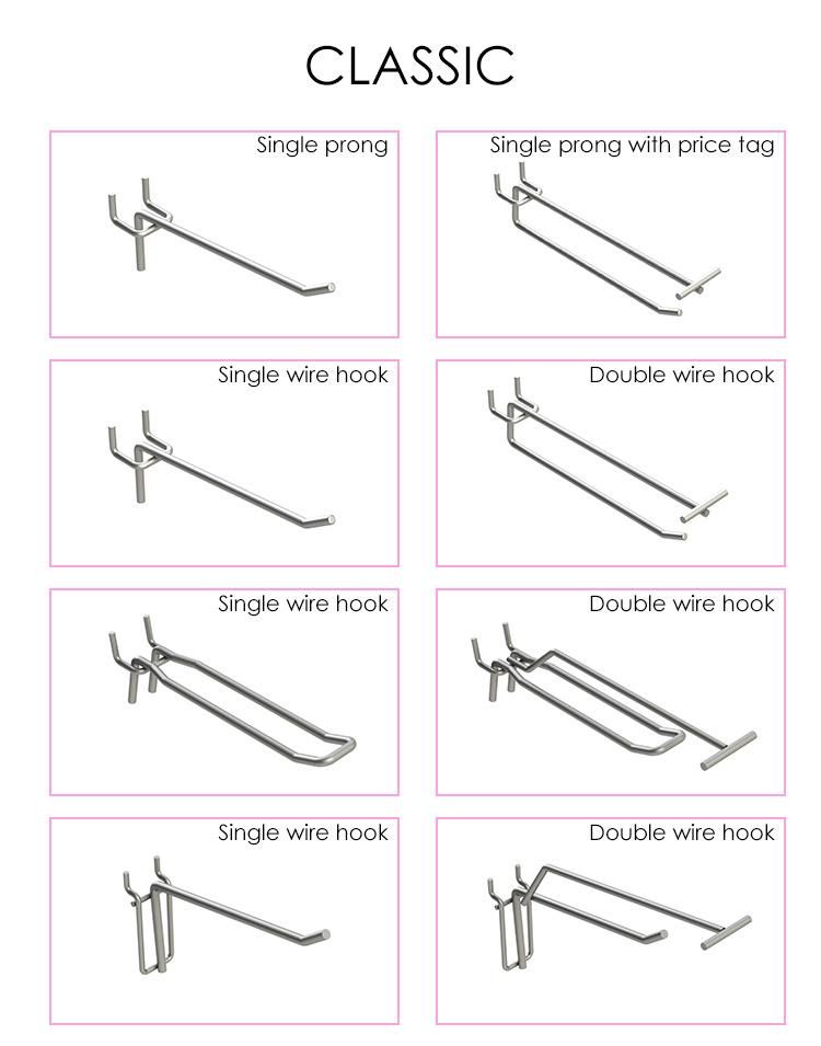 Flip Scan Pegboard Hooks with Price Tag