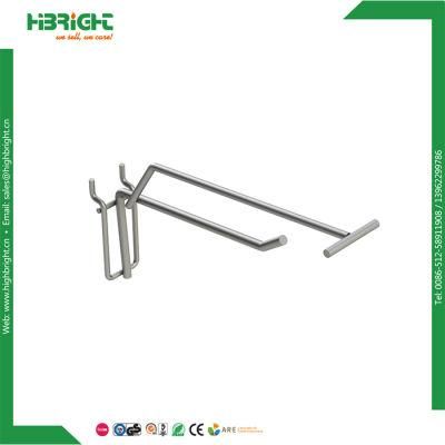 Heavy Duty Retail Pegboard Hook with Price Tag Holder