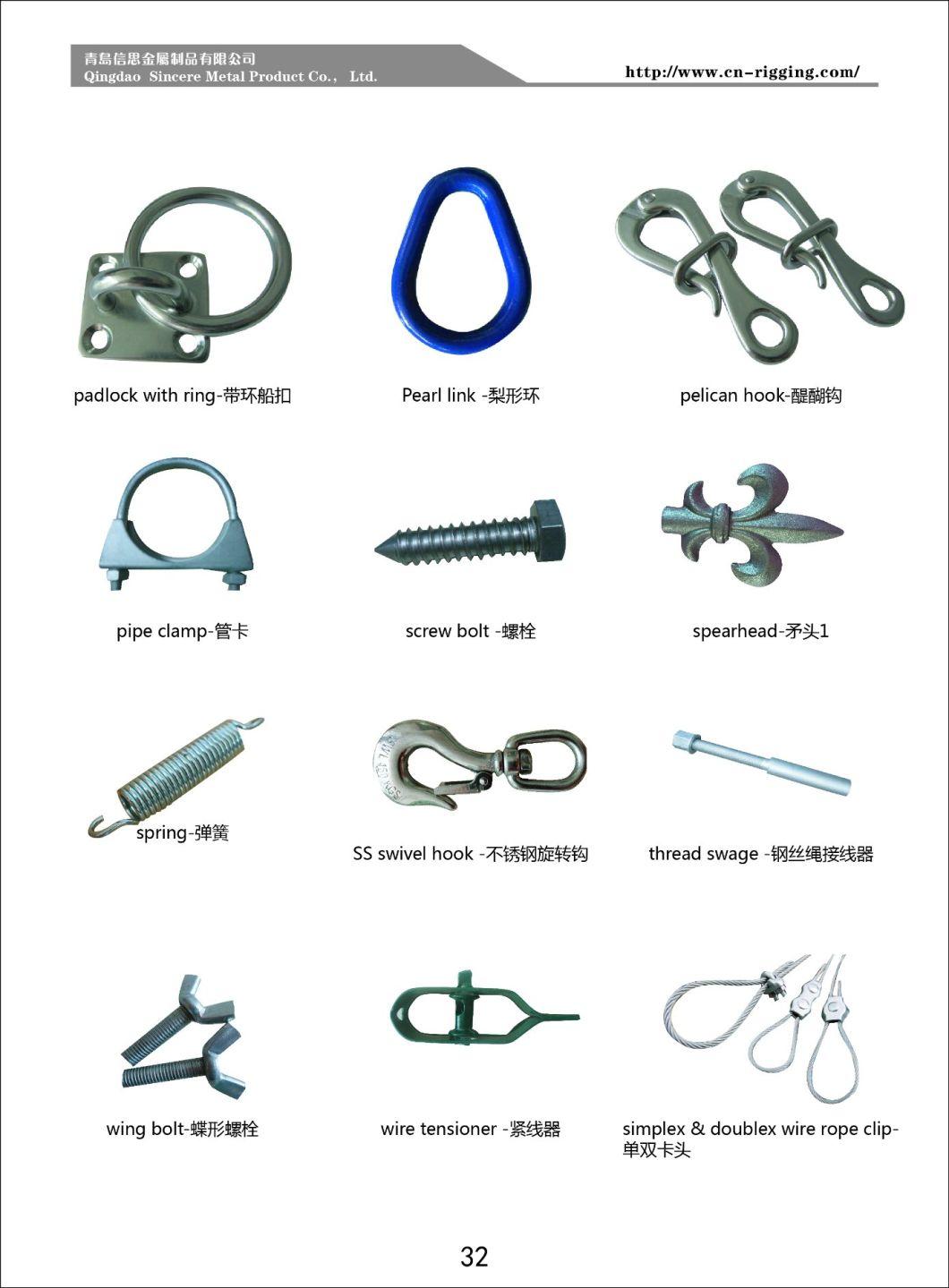 Stainless Steel Rope and Belt Quick Release Snap Hook