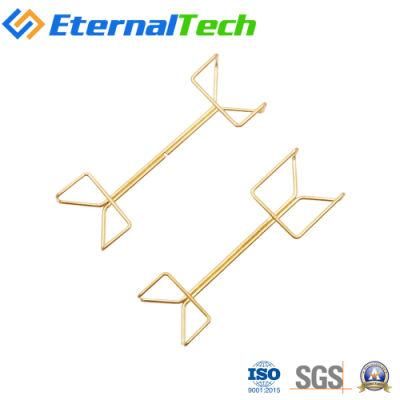 Gold Plated Steel Metal Special Shape Wire Bending Wire Formed Spring