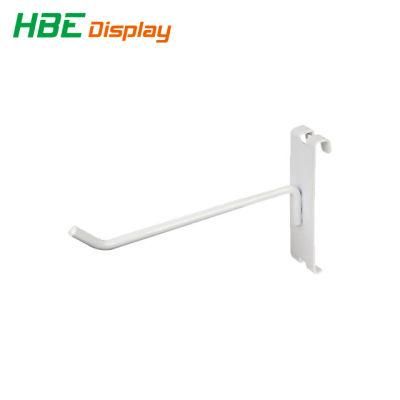 White 6&quot; Panel Gridwall Hooks Grid Display Hooks