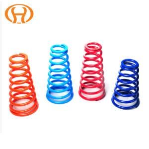 Colorful Painting Steel Coil Conical Springs