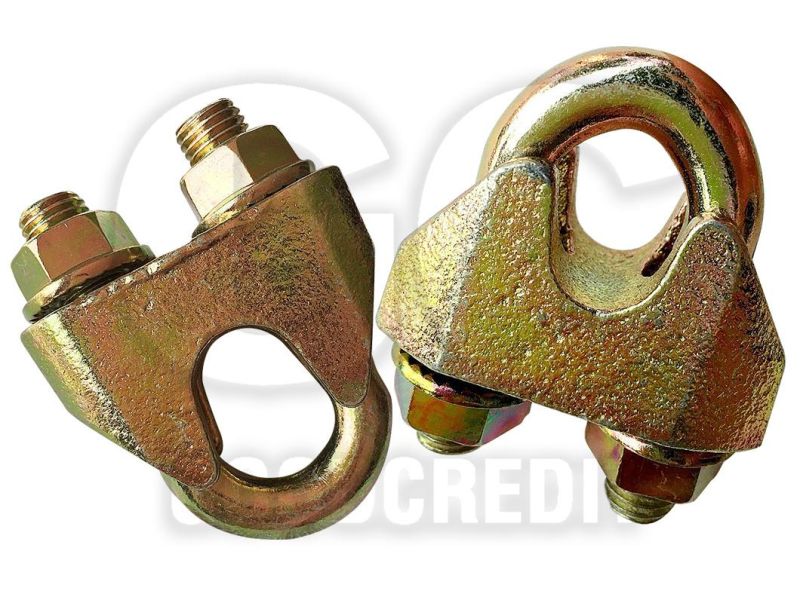 Us Type Drop Forged Wire Rope Steel Cable Clip with Red Colour