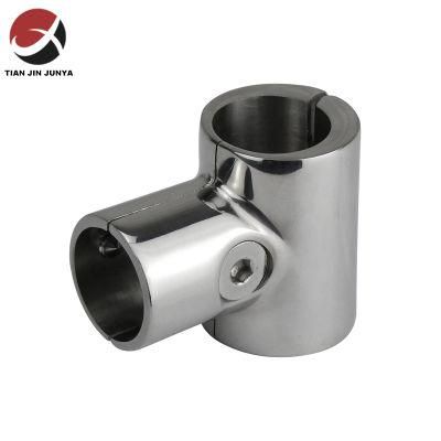 60&deg; 316 Stainless Steel Railing Handrail Pipe Tube Connector Marine Boat Yacht Clamp - 22mm Pipe Fitting Clamps