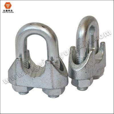 8mm 12mm Galvanized Malleable Adjustable DIN1142 Wire Rope Clip