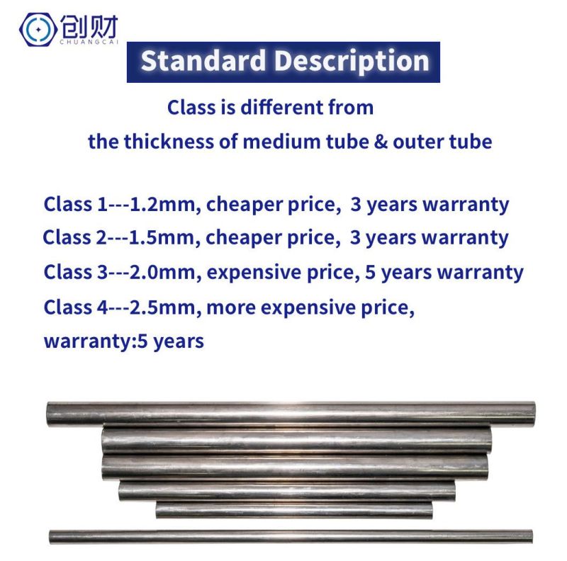 Stainless Steel Cylindrical Gas Spring for Bar Chair