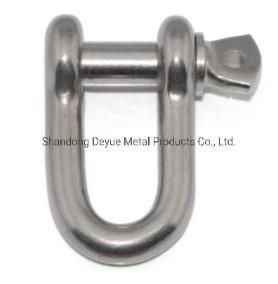 4.75 Tons High Tensile Us Type Drop Forged Carbon Steel Screw Pin G210 Chain D Dee Shackle