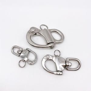 Stainless Steel Fixed Snap Shackle Jaw Eye Swivel Snap Shackle Fixed Bail Snap Shackle