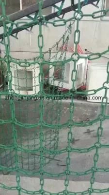 Good Quality Steel Green Color Link Chain Fence
