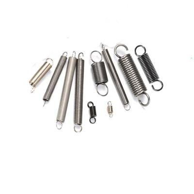 OEM Industrial Custom Stainless Steel Black Galvanize Spiral Extension Hook Long Small Adjustable Tension Spring