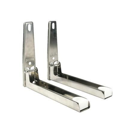 OEM Manufacture Extension-Type Microwave Corner Bracket Metal Folding Shelf Bracket Adjustable Angle Bracket