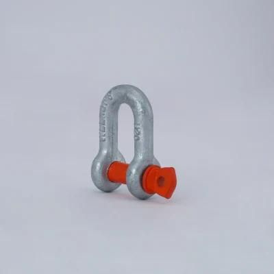 G210 Us Type Screw Pin Galvanized Forged D Dee Anchor Shackle
