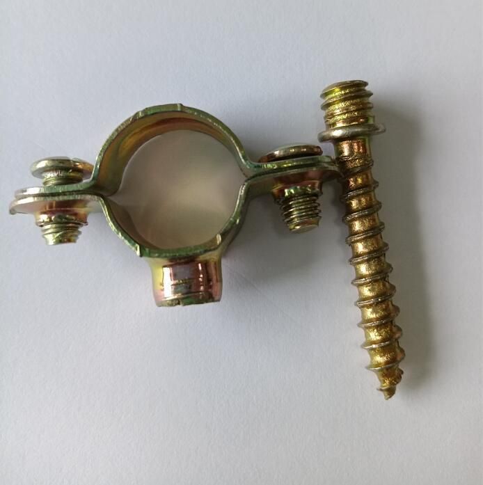 Hardware Metal Carbon Steel M7 Light Pipe Clamp with Zinc Plated