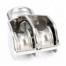 Stainless Steel Hardware Rigging Double Wheel Block Pulley