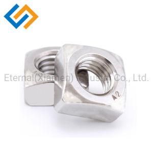 Customized Carbon Steel/Stainless Steel Square Nut in Stock