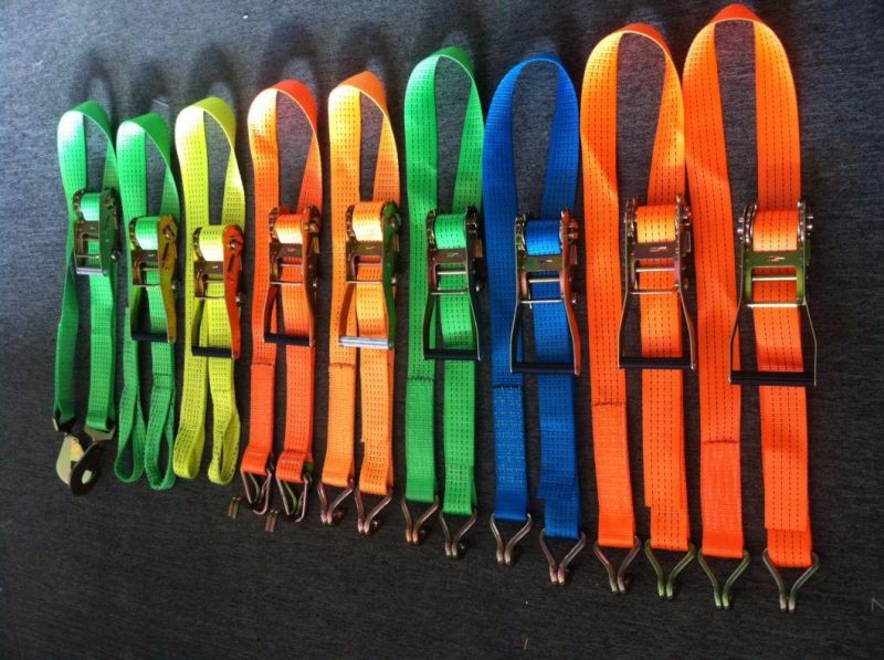 High Quality Polyester Ratchet Tie Down Strap