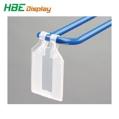 Price Sign Holder/PVC Price Tag Holder for Gondola Shelf Hook