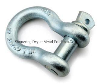 CE Us Type G-209 Load Rated Galv Drop Forged Colored Steel Lifting Omega Bow Anchor Shackles