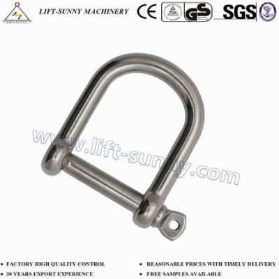 304 316 Stainless Steel Wide D Shackles Chain Shackles