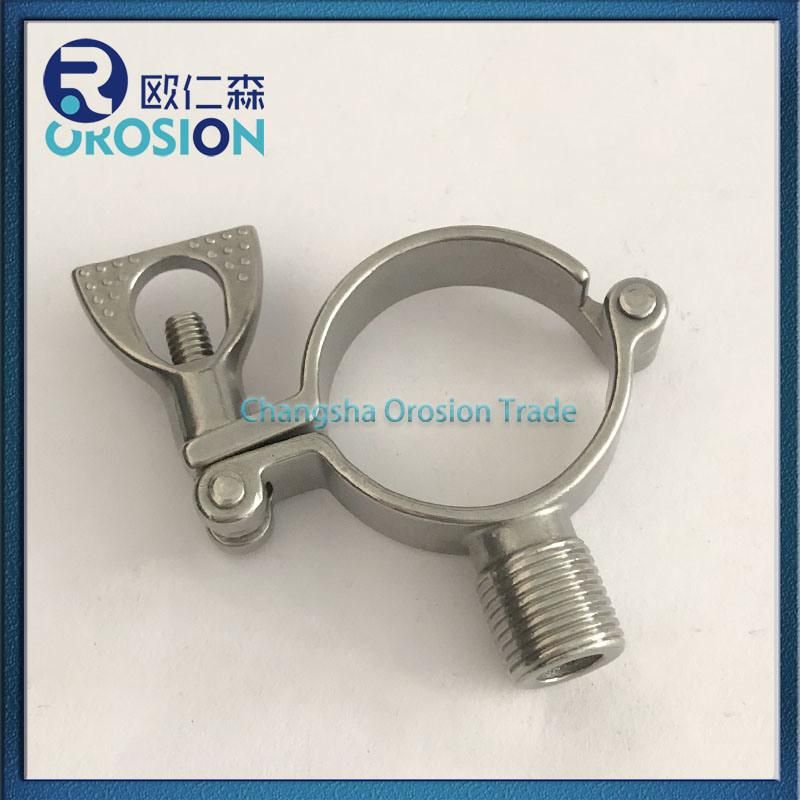 Hygienic Stainless Steel 304 Clamped Pipe Holder