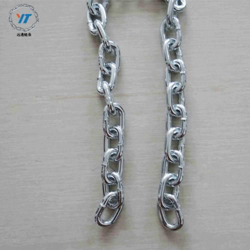 Electro Galvanized DIN766 Short Link Chain Reels
