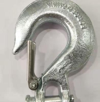 G70 G80 Forging Galvanized Clevis Slip Hook with Latch