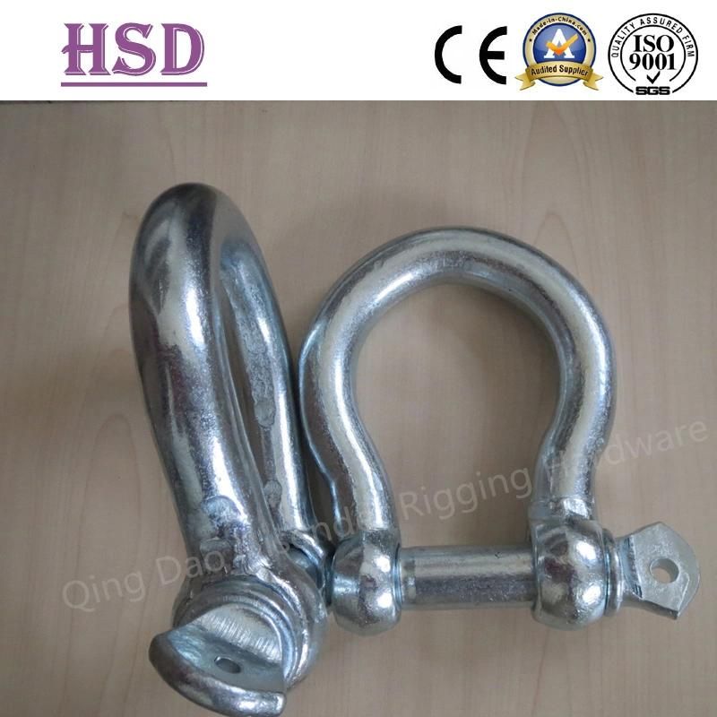 European Bow Type Shackle, E. Galvanized, Good Quality