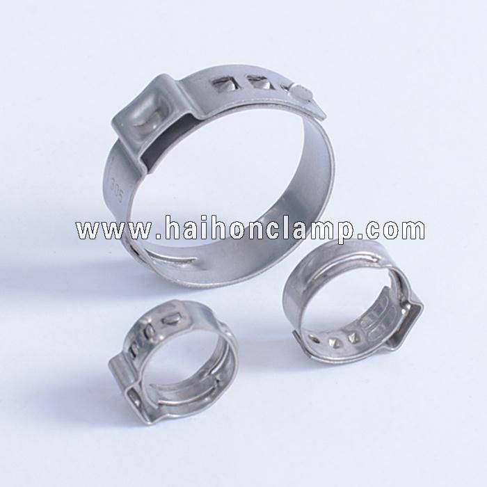 Single Ear Pipe Hose Clamps