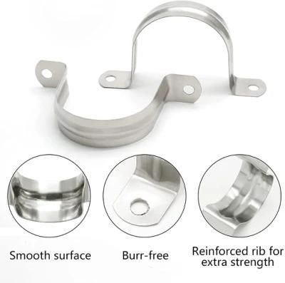 Hot Sale Manufacturer Direct Stainless Steel U - Shaped Saddle Pipe Clamp U Type Pipe Clamp