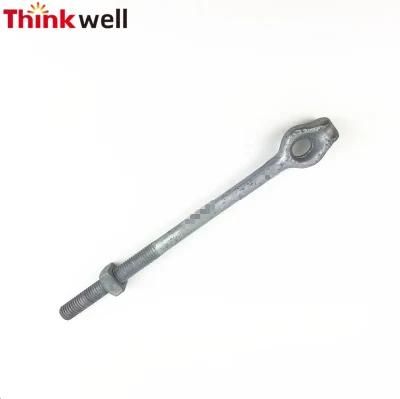 Hot DIP Galanized Two Strand Thimble Eye Bolt
